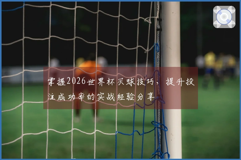 掌握2026世界杯买球技巧，提升投注成功率的实战经验分享